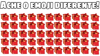 qual é o emoji diferente   encontre o emoji diferente em 30 segundos! encontra o diferente 30