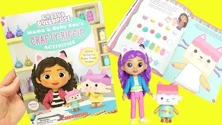 Gabby's Dollhouse Craft Activity Coloring Book with Baby and Mama Box Cat