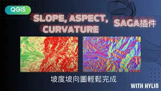 QGIS-繪製坡度與坡向圖