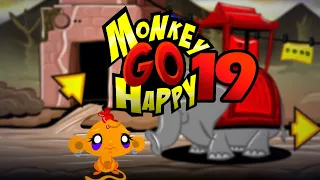 Игра "Счастливая Обезьянка 19" (Monkey GO Happy 19) - прохождение