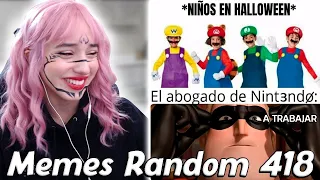 😖YA NO ME DISFRAZARÉ DE MARIO BANDAA | Reaccionando Memes Random  Cap. #418