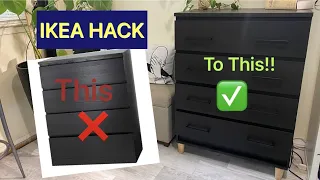 IKEA MALM Dresser Hack