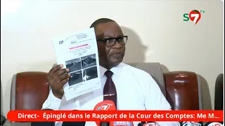 🔴Direct - Sa gestion épinglée : Me Moussa Diop en séance d'explication face à la presse !