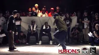 HURRICANES BATTLE-ISM 2013 TAIWAN | HIP HOP SOLO BATTLE - Bouboo VS 亨利 (種子賽 )