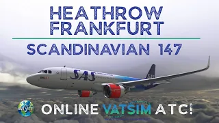 MSFS 2020 | VATSIM ATC | FBW A320 FLIGHT HEATHROW TO FRANKFURT