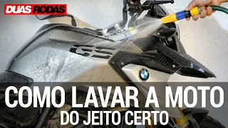 COMO LAVAR SUA MOTO CORRETAMENTE