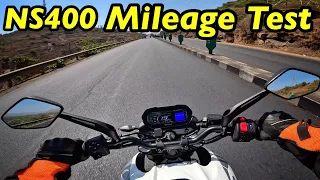 Bajaj Pulsar NS400z EXTREME Mileage Test⛽️ @Aayushssm