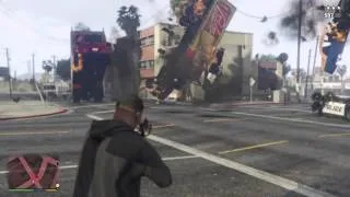 Grand Theft Auto V explosion