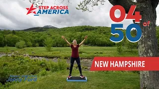 4 of 50 | New Hampshire  | Step Across America | Jenny Ford | Beginner Step Aerobics
