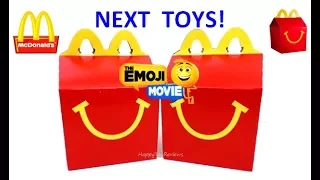 NEXT McDONALD'S HAPPY MEAL TOYS EMOJI MOVIE DESPICABLE ME 3 BOOKS LEGO NINJAGO MOVIE GUESS USA 2017