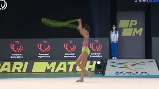 Amila Becirovic (BIH) Junior Rope QF European RGCH Kyiv2020