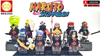 All Akatsuki Member Lego Minifigures Pain,Konan,Itachi,Kisame,Deidara,Sasori,Hidan,Kakuzu,Zetsu,Tobi
