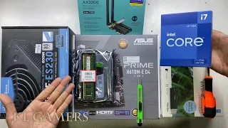 intel Core i7 12700 ASUS PRIME H610M-E D4 CSM Thermaltake Versa H15 PC Build