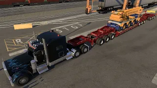 American Truck Simulator Gameplay In 2k Quality Feat. Peterbilt 389 And Logitech G29