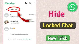 How to Hide Lock Chat Folder on WhatsApp