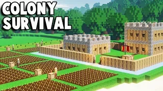 Colony Survival - Fort TOAST - Kingdoms and Castles + Minecraft! (Colony Survival part 1)