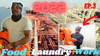 Life at Sea as a Merchant Marine in 2022 | What we eat + Food + Laundry