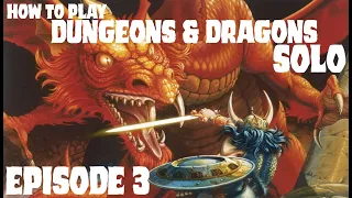 How to Play Dungeons & Dragons Solo - Episode 3 - Dungeon Generation for solo D&D - BECMI Basic D&D