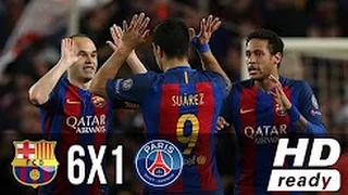 Barcelona vs PSG 6-1 All goals & Highlights HD Champions League 08/03/2017