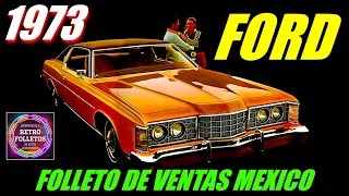 FORD 1973 MEXICO - FOLLETO DE VENTAS