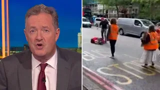 ‘Stop being complete prats’: Piers Morgan reacts to man punching Just Stop Oil protester