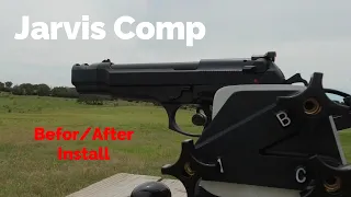 Jarvis Compensator Before - After Beretta 92fs