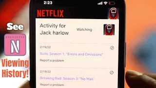 How to See Netflix Viewing History! [Watch History]