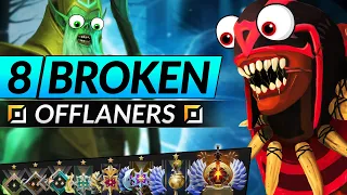 Top 8 MOST BROKEN Heroes to Play at EVERY RANK in 7.27 - Offlane Tips and Tricks - Dota 2 Pro Guide