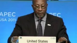 US Trade Representative Ambassador Ron Kirk opens 2011 APEC Ministerial Meeting Press Conference