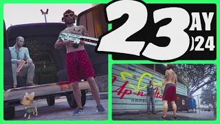 The Gun Van location & Street Dealers today May 23 2024 in GTA 5 (no RAILGUN this week)