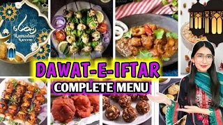 DAWAT-E-IFTAR COMPLETE MENU WITH TIPS & TRICKS | Special dawat Vlog | Iftar Dawat Snacks Recipes