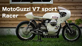 Maintenance and Shakedown MotoGuzzi V7 sport racer　久しぶりの走行