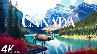 FLYING OVER CANADA (4K UHD) - Relaxing Music Along With Beautiful Nature Videos - 4K Video