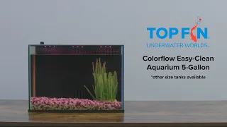 Top Fin Colorflow Easy Clean #Aquarium Setup | YouTube