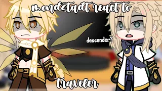 mondstadt react to traveler (male) + some teories and spoiler!