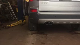 Volvo XC90 V8 Straight Piped. Start up and rev.