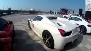 3 Indian boys at the Dubai Motor Festival 2015