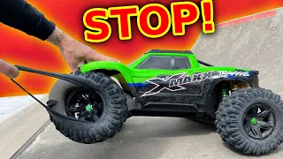 Durability Testing a Stock Traxxas Xmaxx...... In the world's best RC car Locations