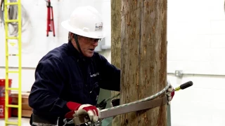 Lineman Training: Climbing Techniques for a Beginning Student