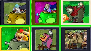 All Dr.Zomboss vs All Gargantuar in Puzzle Me Smash | Plants vs Zombies