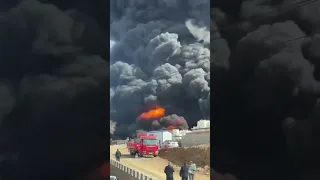 Fire burned Jinzhou, China without Mercy | made by cameraman.  #relaxing #travel