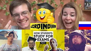 How Students Study For Exams | Part 2 | Jordindian | Russian reaction