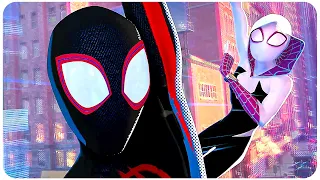 SPIDER-MAN ACROSS THE SPIDER-VERSE "Gwen and Miles" Scene (2023)