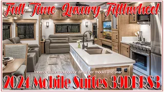 4 Slide FULL TIME RATED! 2024 Mobile Suites 39DBRS3 Luxury Fifth Wheel at Couchs RV Nation RV Review