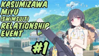 [Blue Archive] Kasumizawa Miyu (Swimsuit) Relationship Event 1 [ENG SUB]