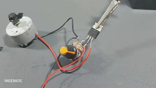 Como Controlar la velocidad de un motor con un transistor