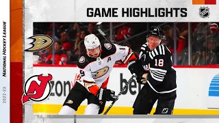 Ducks @ Devils 10/18 | NHL Highlights 2022