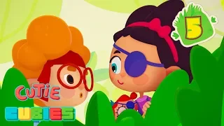 Cutie Cubies 🎲 Episode 5: CUBO-PIRATES ⛵ All 5 episodes ☀️ Moolt Kids Toons