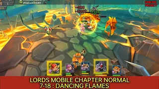 New Formation Lords Mobile Chapter Normal 7-18 : Dancing Flames