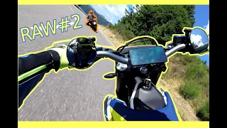 Husqvarna 701 chasing KTM 1290 Superduke R